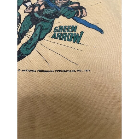 Vintage 60s 70s Green Lantern Arrow sears soft kids boys Long Sleeve Shirt XL - Picture 3 of 11